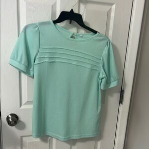 Mint Green Short Sleeve Top